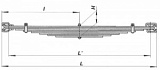 Рессора передняя (8 листов)  для а/м ГАЗ-66   66-2902012-02
